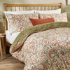 Global Multi Bedding - Anika Paisley Printed Soft Touch Duvet Cover Set Multi Duvet Day