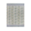 Floral Blue Bedding - Annabelle 100% Cotton Bedspread Blue Wylder