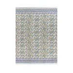 Floral Blue Bedding - Annabelle 100% Cotton Bedspread Blue Wylder