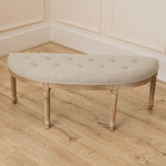 Plain Cream Furniture - Annette  Bench Natural Voyage Maison