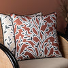 furn. Annika Floral Cushion Cover in Brick