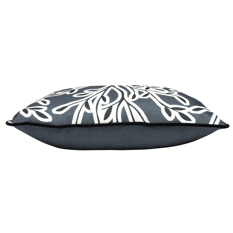 furn. Annika Floral Cushion Cover in Slate Blue