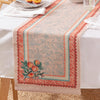 Floral Orange Kitchen - Anemone Peaches Indoor/Outdoor Table Runner Multicolour furn.