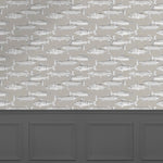 Voyage Maison Aquarius 1.4m Wide Width Wallpaper in Sepia