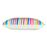 Evans Lichfield Aquarelle Stripe Abstract Cushion Cover in Multicolour