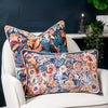 Wylder Aquess New Cushion Cover in Navy/Coral