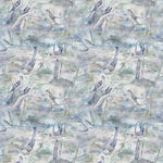 Animal Purple Fabric - Arabella Printed Fabric (By The Metre) Agate Voyage Maison