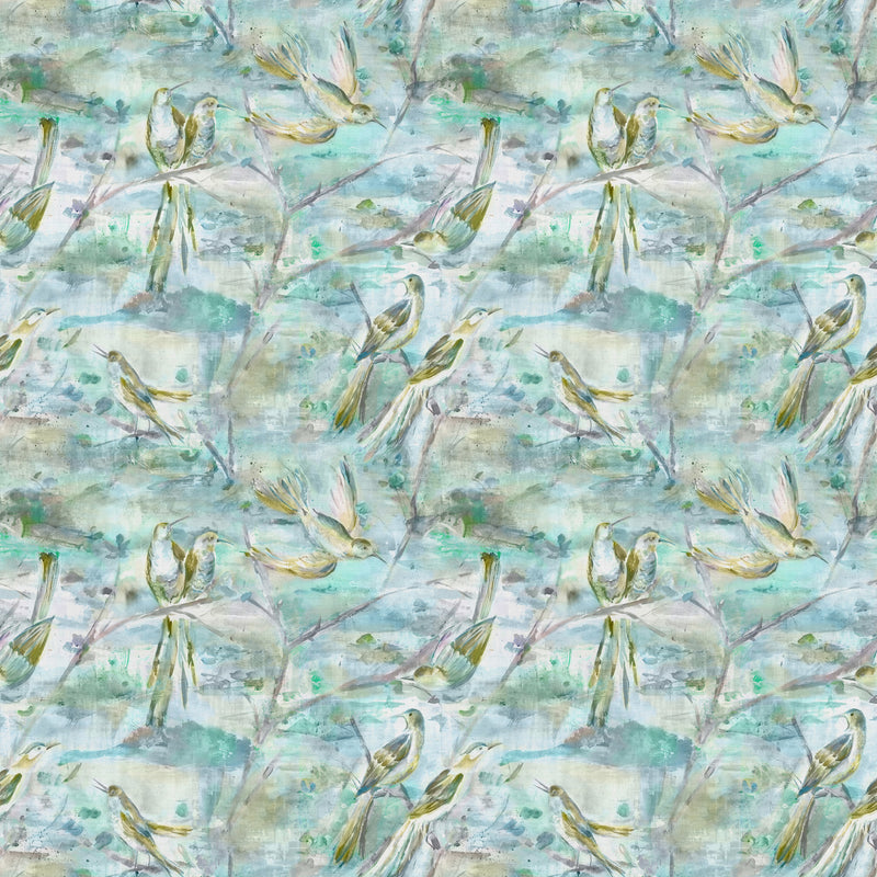 Animal Green Fabric - Arabella Printed Fabric (By The Metre) Sage Voyage Maison