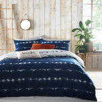 furn. Arabi Tie Dye Duvet Cover Set in Indigo