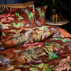 Aranya Exotic Animal Velvet Duvet Cover Set Rust