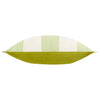 Striped Green Cushions - Araya Striped Velvet Cushion Cover Green furn.