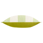 Striped Green Cushions - Araya Striped Velvet Cushion Cover Green furn.