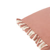 Striped Pink Cushions - Araya Striped Velvet Cushion Cover Pink furn.