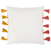 heya home Archow Cotton Tufted Cushion Cover in Brick/Ochre