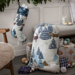  Multi Accessories - Arcticus Printed Velvet Xmas Sack Multicolour furn.