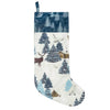  Multi Accessories - Arcticus Printed Velvet Xmas Stocking Multicolour furn.