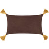 Animal Brown Cushions - Aritra Embroidered Velvet Cushion Cover Multi Wylder Tropics