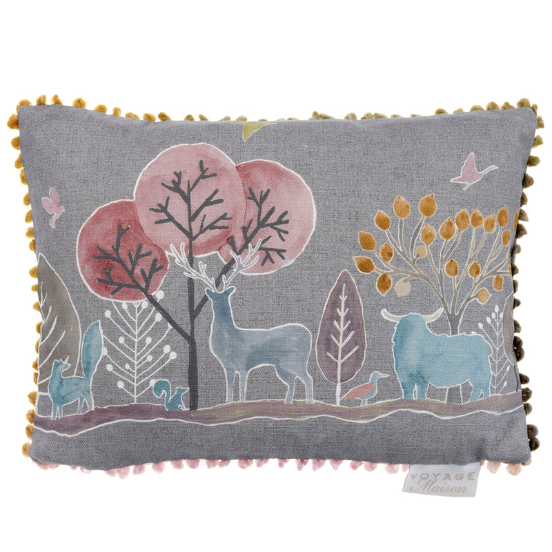 Voyage Maison Ariundle Small Printed Cushion Cover in Granite