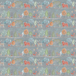 Animal Grey Fabric - Ariundle Printed Cotton Fabric (By The Metre) Persimmon Voyage Maison