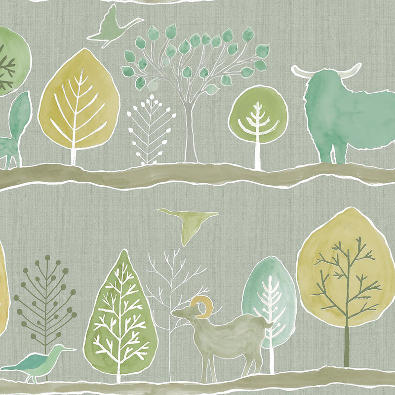 Ariundle Wallpaper Sample Pine