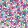 Abstract Pink Fabric - Arlington Printed Cotton Fabric (By The Metre) Watermelon Voyage Maison