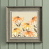 Floral Orange Wall Art - Armaddy  Framed Print Stone/Apricot Voyage Maison