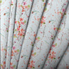 Floral Orange Fabric - Armathwaite Printed Cotton Fabric (By The Metre) Coral/Dove Voyage Maison