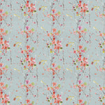 Floral Orange Fabric - Armathwaite Printed Cotton Fabric (By The Metre) Russett Voyage Maison