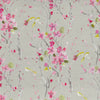 Floral Pink Fabric - Armathwaite Printed Cotton Fabric (By The Metre) Blossom/Sand Voyage Maison