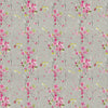 Floral Pink Fabric - Armathwaite Printed Cotton Fabric (By The Metre) Blossom/Sand Voyage Maison