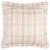 Check Brown Cushions - Arrochar Outdoor Tartan Cushion Cover Nut Voyage Maison