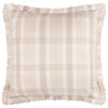 Check Brown Cushions - Arrochar Outdoor Tartan Cushion Cover Nut Voyage Maison