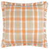 Check Orange Cushions - Arrochar Outdoor Tartan Cushion Cover Russet Voyage Maison