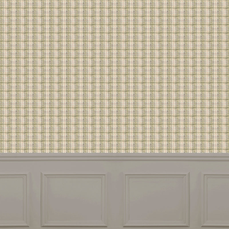 Voyage Maison Arrochar 1.4m Wide Width Wallpaper in Moss