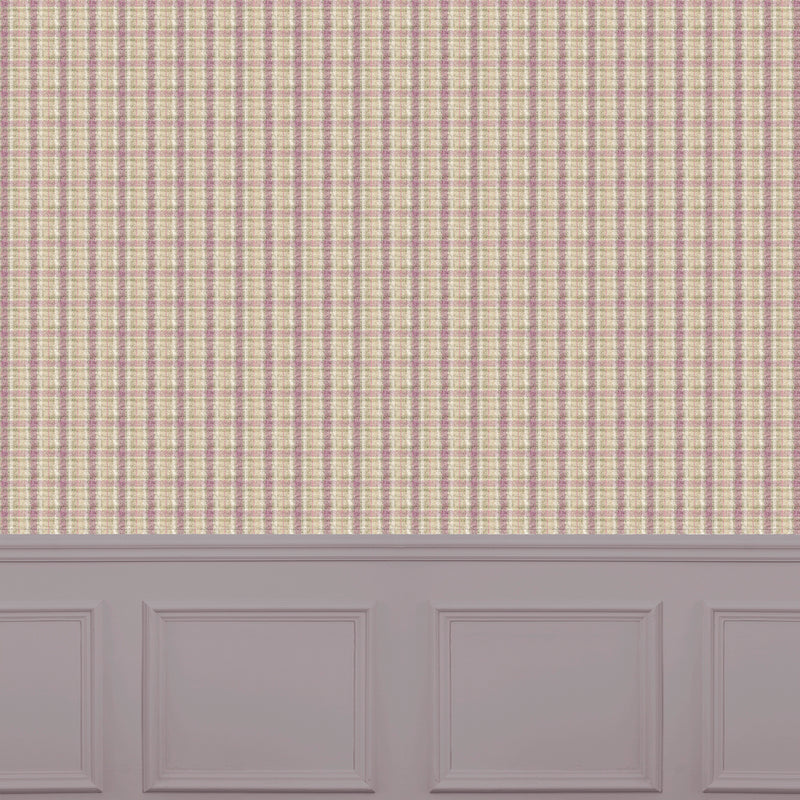 Voyage Maison Arrochar 1.4m Wide Width Wallpaper in Plum