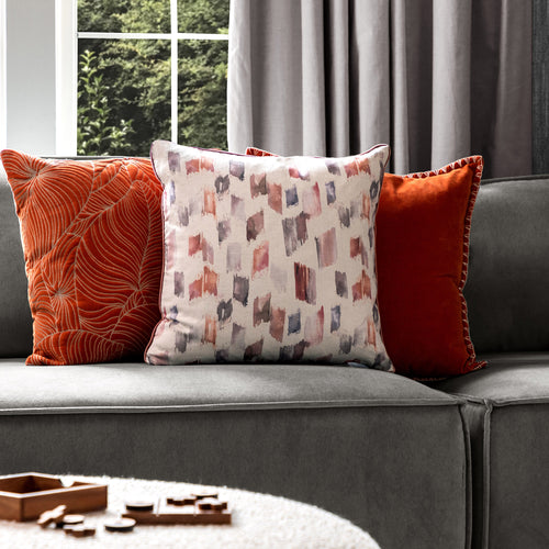 Abstract Pink Cushions - Arwen Printed Cushion Cover Rosewater Additions