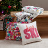 Abstract White Throws - Aspen Fleece Throw Snow furn.