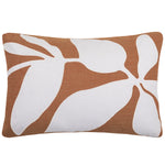 Floral Orange Cushions - Aspin Embroidered Cushion Cover Cinnamon Additions