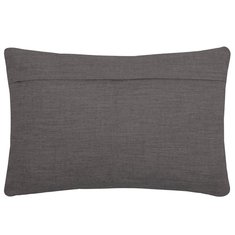 Floral Grey Cushions - Aspin Embroidered Cushion Cover Dusk Additions