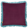 Athena Printed Velvet Cushion Lilac/Mineral