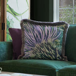 Floral Green Cushions - Athorn Printed Cushion Cover Fern Marie Burke