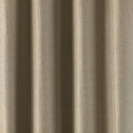 Paoletti Atlantic Twill Woven Eyelet Curtains in Latte