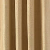 Paoletti Atlantic Twill Woven Eyelet Curtains in Ochre