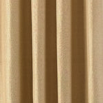 Paoletti Atlantic Twill Woven Eyelet Curtains in Ochre