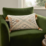 Global Yellow Cushions - Atlas Global Tufted Cushion Cover Ochre Furn