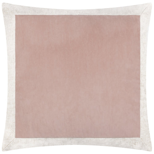 Plain Pink Cushions - Auden Matte Velvet Cushion Cover Dusty Rose Yard