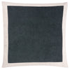 Plain Grey Cushions - Auden Linen Velvet Cushion Cover Flint Grey Yard