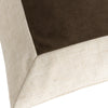 Yard Auden Linen Velvet Cushion Cover in Mole