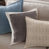 Plain Brown Cushions - Auden Matte Velvet Cushion Cover Taupe Yard