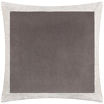 Plain Brown Cushions - Auden Matte Velvet Cushion Cover Taupe Yard